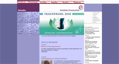 Desktop Screenshot of frauenarbeit-sachsen.de