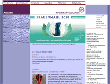 Tablet Screenshot of frauenarbeit-sachsen.de